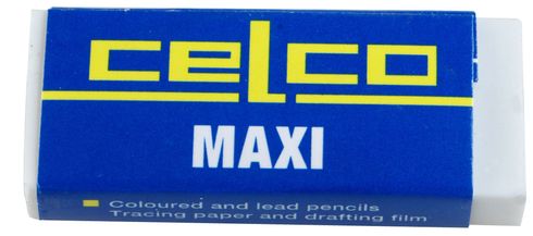 Eraser Large Celco Plain with sleeve - PVC Free 9311960278967