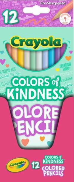 Colour Pencils Pk 12 Crayola Colours of Kindness