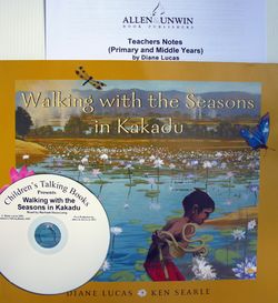 Children's Talking Book - Walking with the Seasons in Kakadu - Set of 4 Books &amp; 1 CD 2770000044042