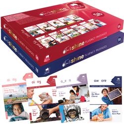 Decodable Readers - Time To Shine Fluency Passages Complete Level 5 - 8 Bundle