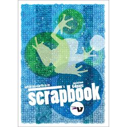 Scrap Book 64 Page Victory "Frog" 109532 100gsm Bond White Pages Stapled 335mmx240mm [SWB040] 9311181121219