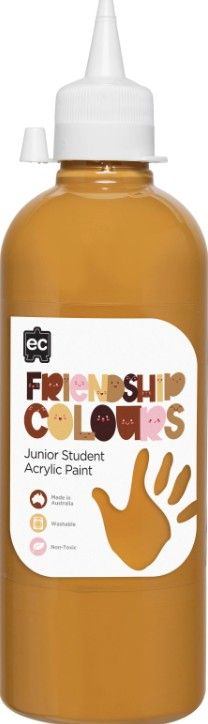 Friendship Colours Paint -  Honey 500ml 9314289036935