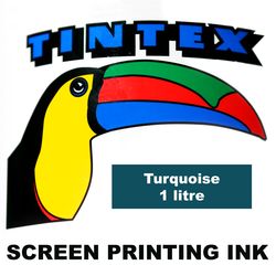 Screen Printing Ink 1L Turquoise Tintex 9316960602392