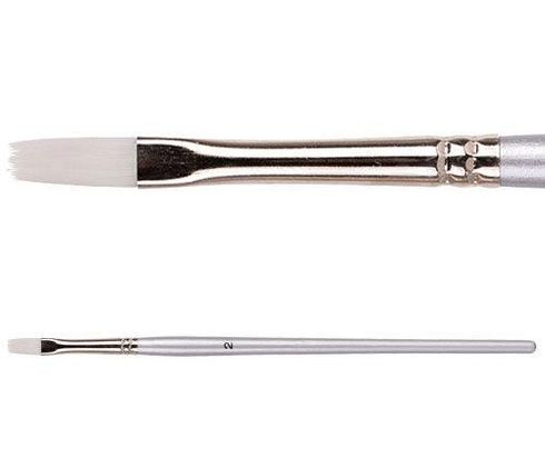 ZART TAKLON BRUSH DYNAMIC FLAT # 3 (7MM)