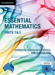 Essential Mathematics Units 1&amp;2 for Queensland  - print and interactive textbook 9781108459792