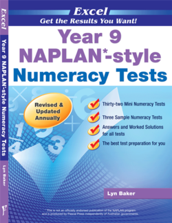 EXCEL NAPLAN - STYLE NUMERACY TESTS YEAR 9