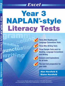Excel Naplan - Style Literacy Tests Year 3 9781741253634