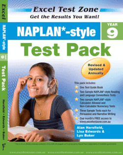 Excel Test Zone Year 9 Naplan - Style Test Pack 9781741254952