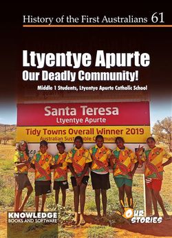 LTYENTYE APURTE - OUR DEADLY COMMUNITY!