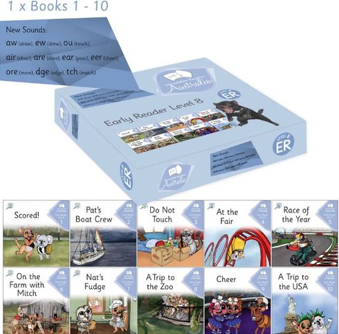 Decodable Readers - Early Readers Level 8 - Individual Set Of 10 Titles