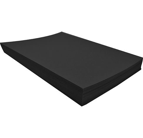 Cardboard 510x640mm 220gsm Pack of 100 Sheets BLACK