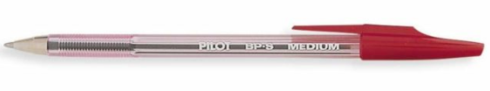 Pen Ballpoint Pk 12 Medium Red Pilot 4902505395390