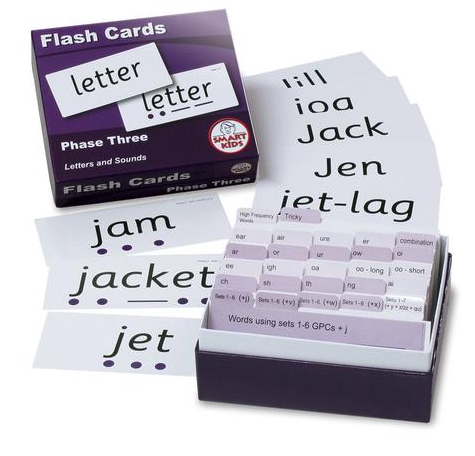 Flash Cards Letters &amp; Sounds Phase 3 9421002412331