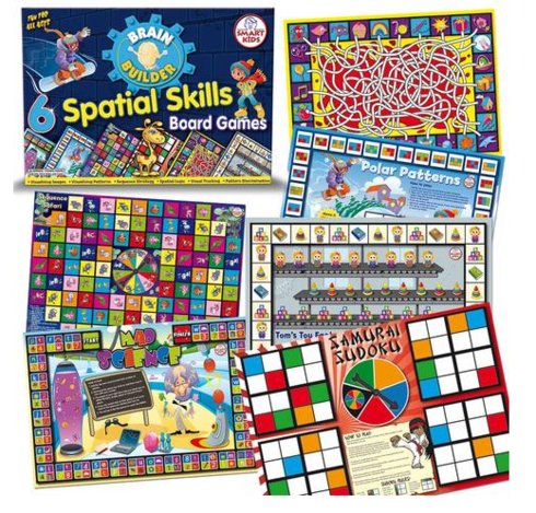 6 Spatial Skills Board Games 9421002413109