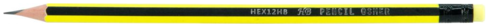 Lead Pencil HB Osmer With Eraser Tip Woodcase Hexagonal  *Each* 9313023384837