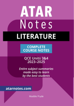 ATAR Notes QCE Literature 3&4 Complete Course Notes