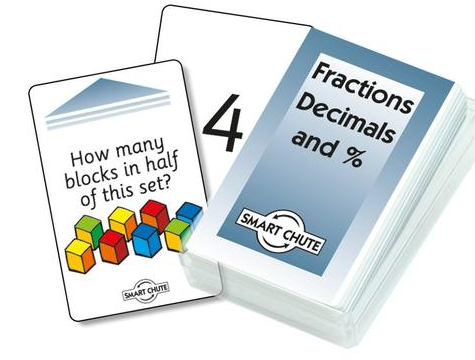 Smart Chute - Fractions, Decimals and % Cards 2770000038744