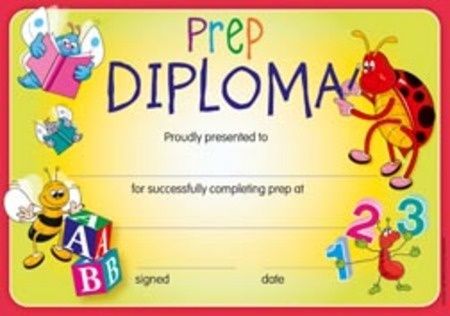 Certificates - Prep Diploma  - Pk 35 CE305