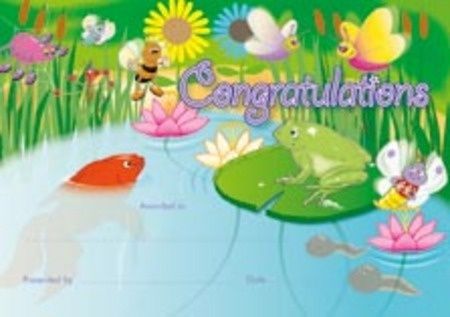 Certificates - Garden Pond  - Pk 35 CE347