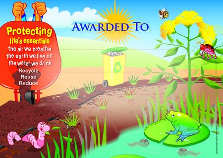 Certificates Card - Caring For Our Environment  - Pk 100 CE370C