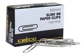 Paper Clips Celco 50Mm Giant Pk100 9311960164383