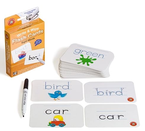 Write &amp; Wipe Flash Cards - Sight Words 9314289033866