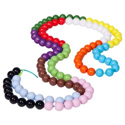 BEAD STRING 120 BEAD - 12 COLOURS 752830034433