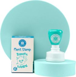 MERIT STAMP - GIGGLE &amp; GROW - TERRIFIC WORK 9314289038274