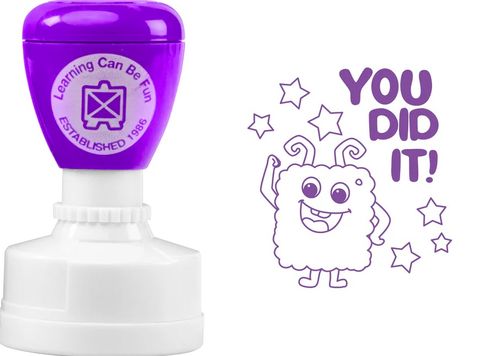 MERIT STAMP - GIGGLE & GROW - YOU DID IT