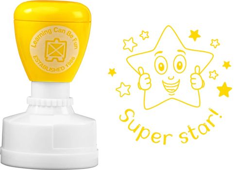 MERIT STAMP - SMILEY STAR - SUPER STAR 9314289038663