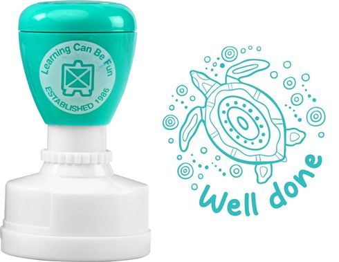 MERIT STAMP - OCEAN COUNTRY TURTLE - WELL DONE 9314289037765