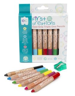Colour Pencils Wooden Pk 12 Easi-Grip  9314289030438