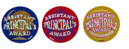 Stickers - Assistant Principals Award Foil Glitz - Pk 72 HA101