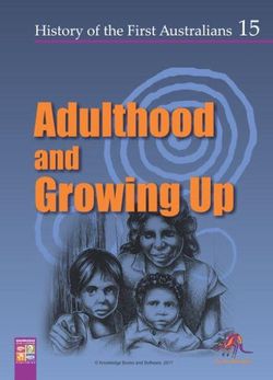 ADULTHOOD AND GROWING UP