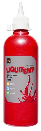 Liquitemp Paint 500ml Metallic Red 9314289029357
