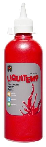 Liquitemp Paint 500ml Metallic Red 9314289029357