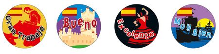 Stickers Language - Spanish - Pk 96 ML006