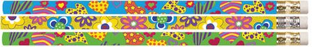 Pencils - Hearts And Flowers  - Pk 10 MP375