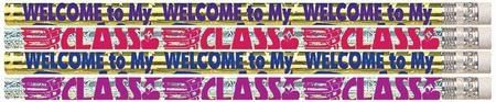 Pencils - Welcome To My Class  - Pk 100 MP424A