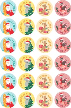 Christmas - Merit Stickers
