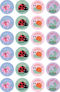 Garden Insects - Merit Stickers