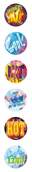 Stickers - So Cool Its Hot - Pk 96 MS071