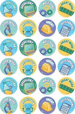 STEM - Merit Stickers (Pack of 96)