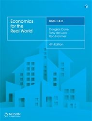 Economics for the Real World Units 1 &amp; 2 Student Book with 4 Access Codes 9780170407007