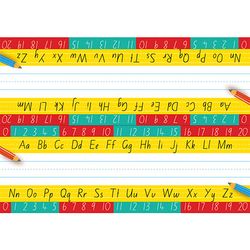 Name Plates Card - Alphabet And Numbers - Pk 35 NP9516
