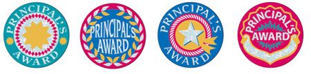 Stickers - Principals Award Silver Glitz - Pk 504 PA1333