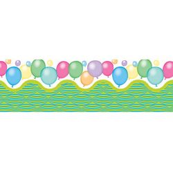 Pop-Apart Borders - Card - Balloons - Pack of 12
