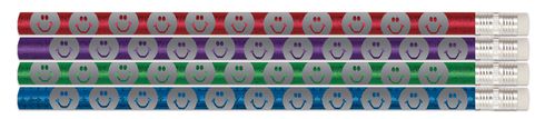 Pencils - Smiley Faces  - Pack of 10