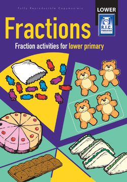 Fractions Lower Ages 5 - 7 9781864002584