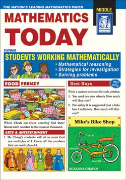 Mathematics Today - Middle Ages 8 - 10 9781864006124